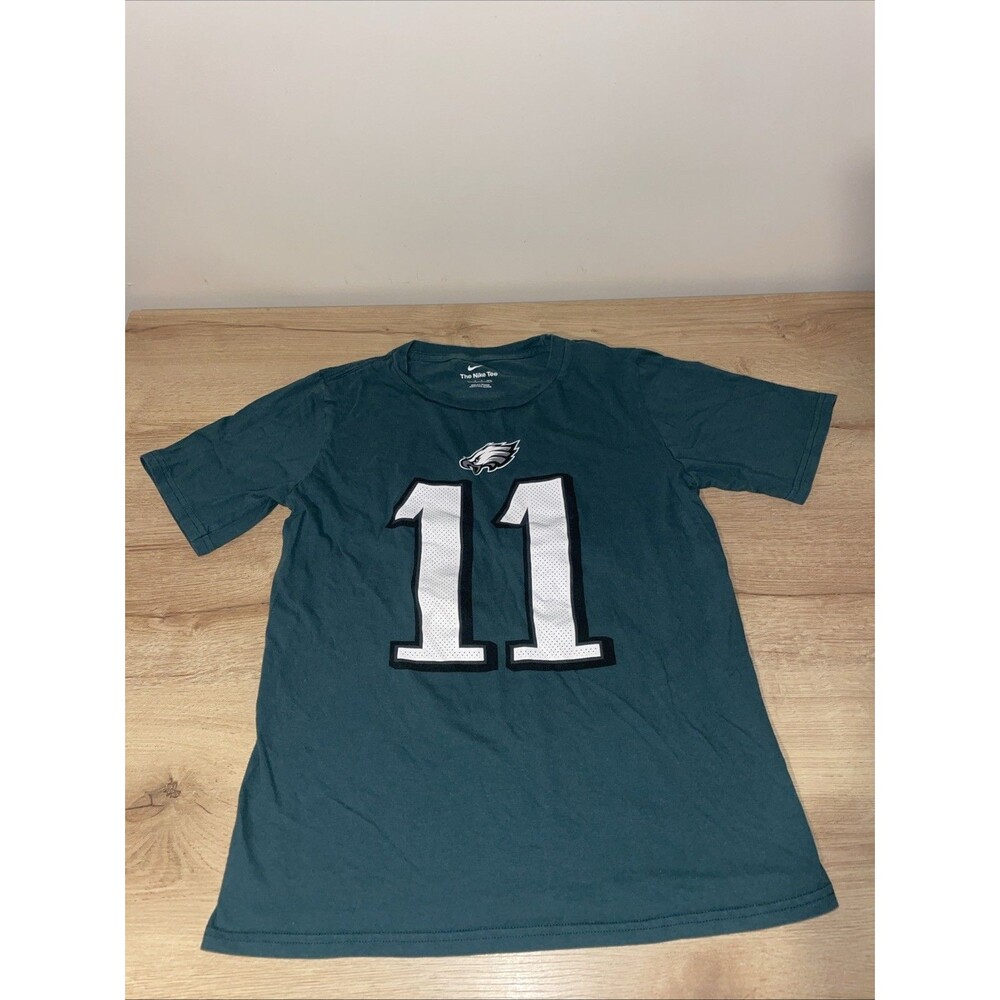 Nike Philadelphia Eagles AJ Brown #11 Tee Youth L 14/16 Midnight Green NFL
